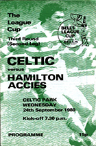 Match programme