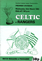 Match programme