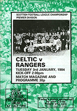 Match programme