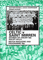 Match programme