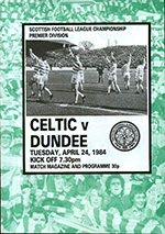 Match programme