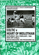 Match programme