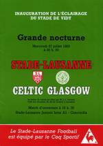 Match programme