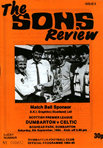 Match programme