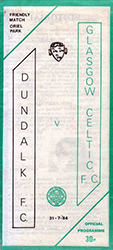 Match programme