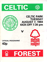 Match programme