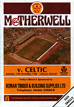 Match programme