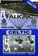 Match programme