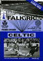 Match programme