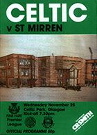 Match programme