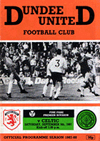 Match programme