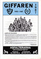 Match programme