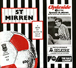 Match programme