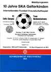 Match programme