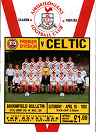 Match programme