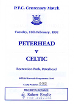 Match programme