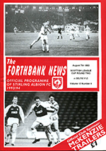 Match programme