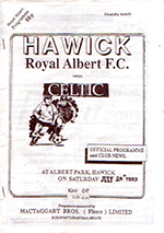 Match programme