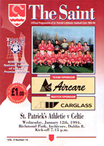 Match programme