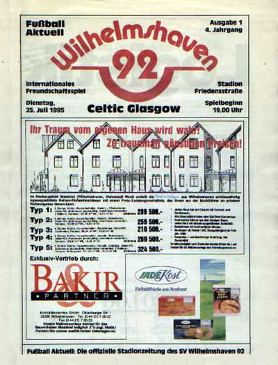 Match programme