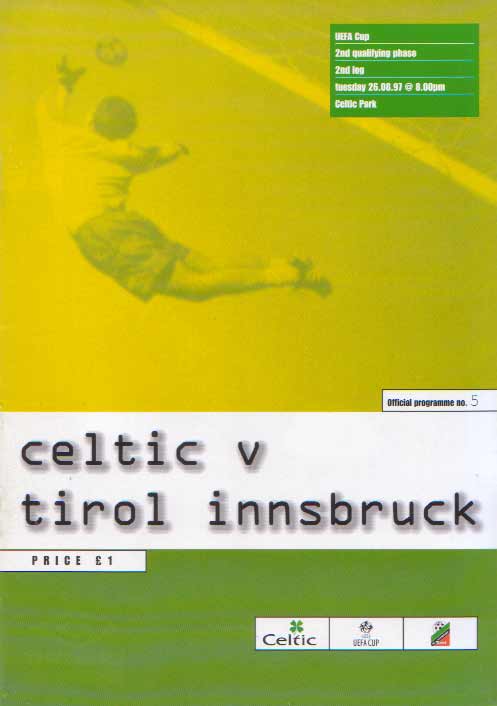 Match programme