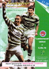 CUMBERNAULD UNITED versus a CELTIC IX 22/08/00 at Guy's Meadow Stadium, Cumbernauld