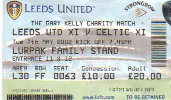 The match ticket