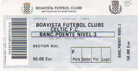 Match ticket