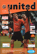 Match programme, ticket, teams