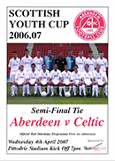 Match programme, ticket, teams