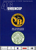 Match programme, ticket, teams