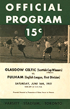 Match programme