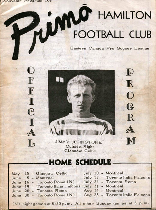 Match programme