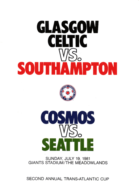 Match programme