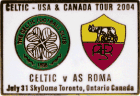 Match Badge for Celtic vs AS Roma 2004